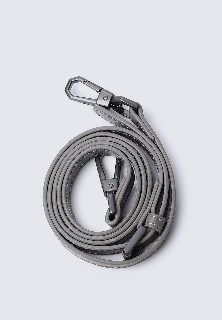 JULIA Genuine Leather Tote / Slingbag - SLATE GREY