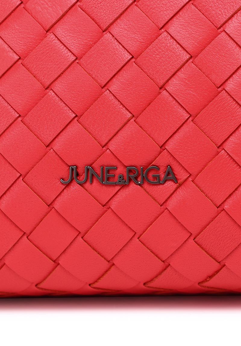 JENNAmini Genuine Leather Pouch / Sling Bag - CERISE PINK