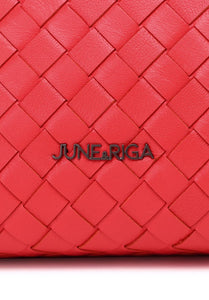 JENNAmini Genuine Leather Pouch / Sling Bag - CERISE PINK