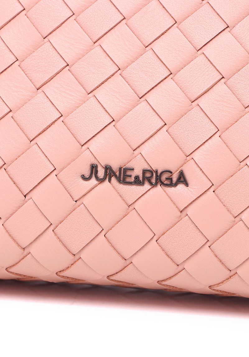 JENNAmini Genuine Leather Pouch / Sling Bag - PALE PINK