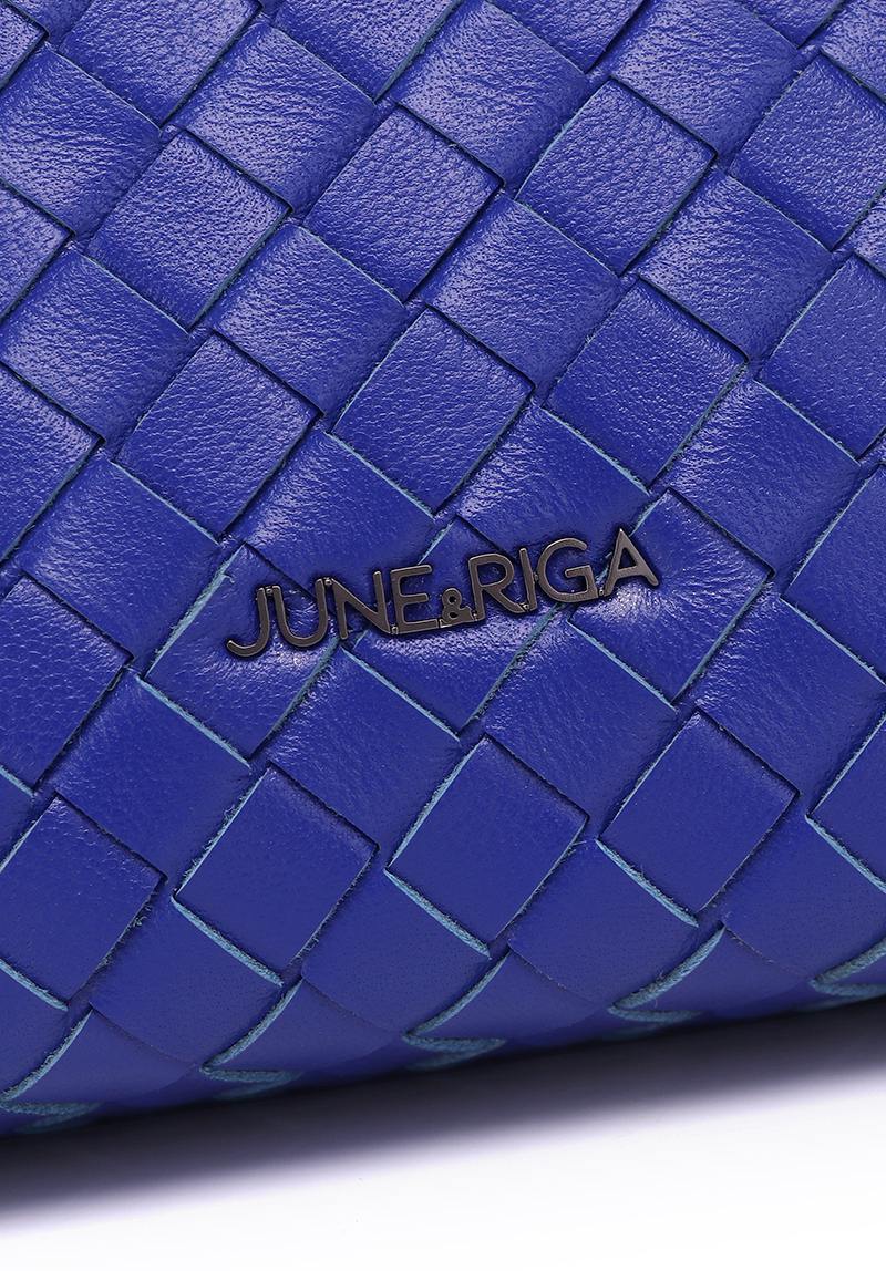 JENNAmini Genuine Leather Pouch / Sling Bag - ROYALE BLUE