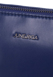 JIN B. Genuine Leather Shoulder / Sling Bag - NAVY BLUE