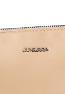 JIN B. Genuine Leather Shoulder / Sling Bag - SAND