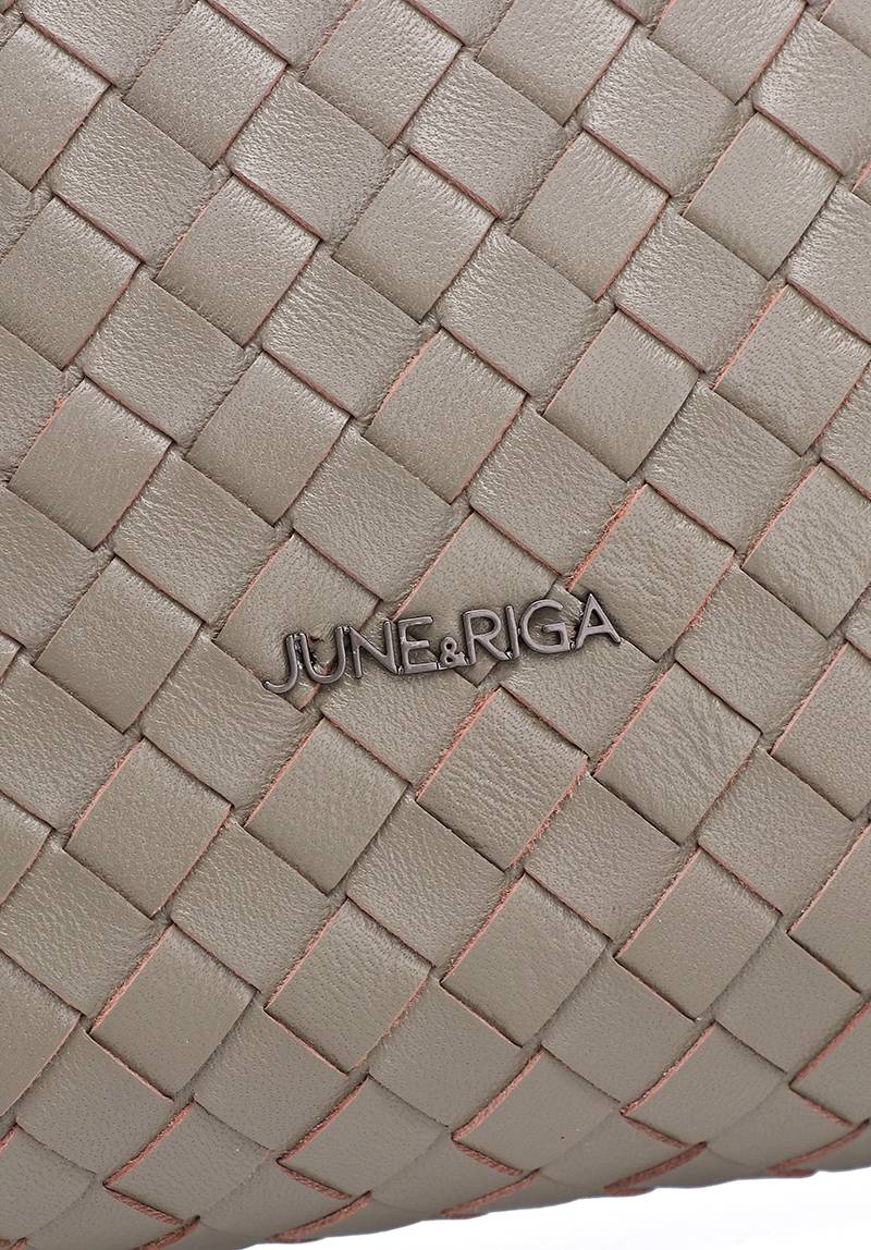 JUDE Genuine Leather Clutch / Sling Bag - SLATE GREY