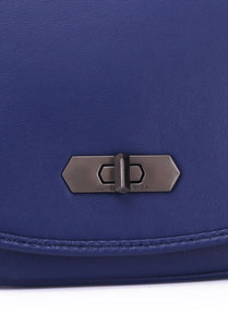 JULES Genuine Sling / Shoulder Bag - NAVY BLUE