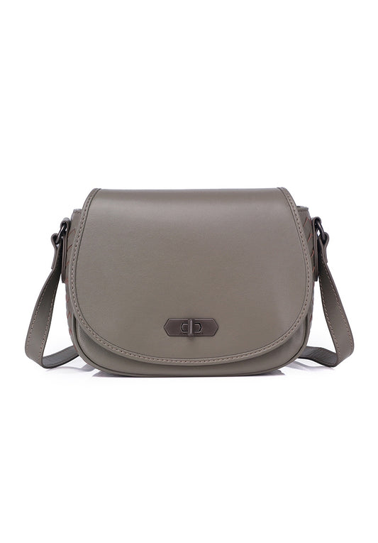 JULES Genuine Leather Sling / Shoulder Bag - SLATE GREY