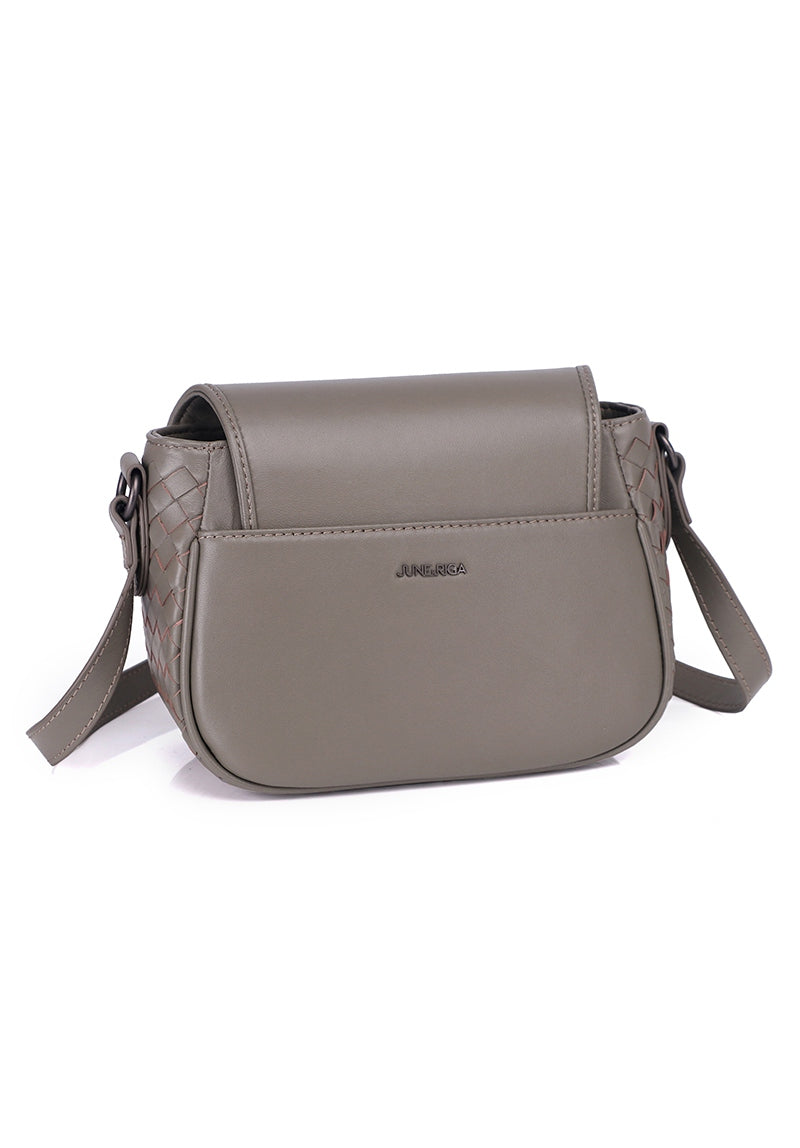 JULES Genuine Sling / Shoulder Bag - SLATE GREY