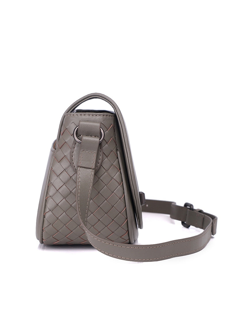 JULES Genuine Sling / Shoulder Bag - SLATE GREY