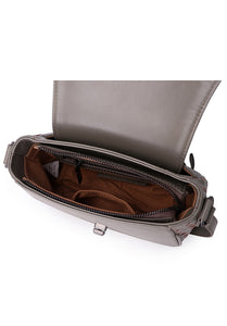 JULES Genuine Sling / Shoulder Bag - SLATE GREY